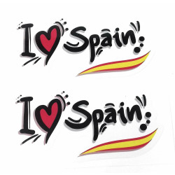 Pegatina I Corazón Spain X...