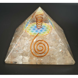 Pirámide Orgonita Cuarzo...
