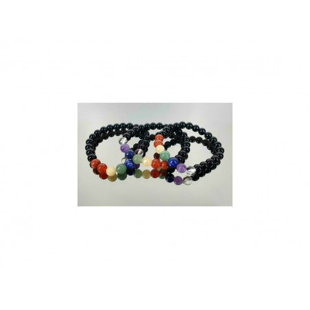 Pulsera Bolas 7 Chakras con...