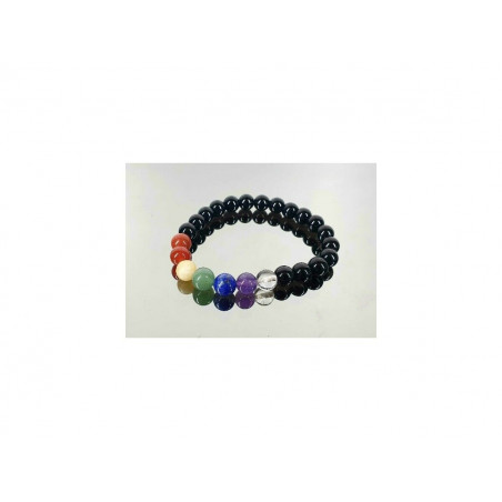 Pulsera Bolas 7 Chakras con...