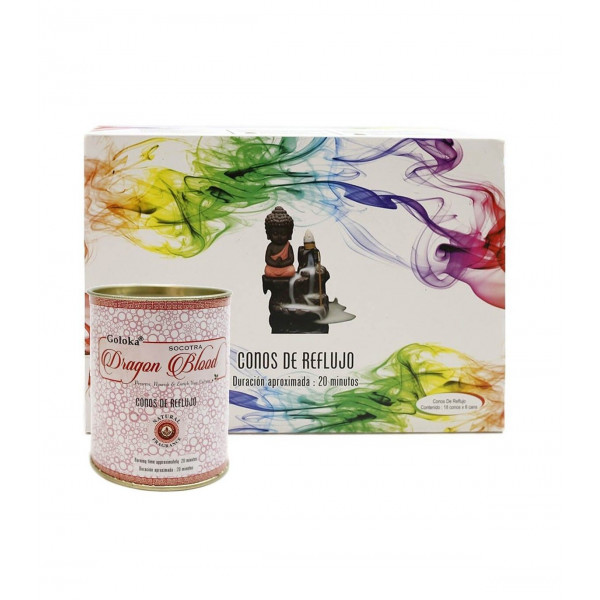 36 Conos de Incienso de Reflujo Dragon Blood Herbal Sangre Dragón