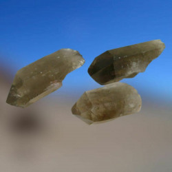 3 Puntas de Cuarzo Ahumado...