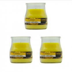 3 X Velas Plátano Perfumada...