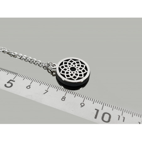 POPLYKE Collar De Flor De Loto Para Mujer, Plata De Ley 925