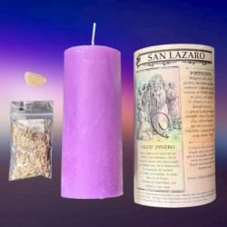 Velón San Lázaro Babalí Aye...