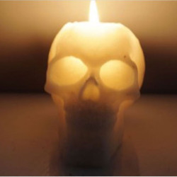 Vela Calavera Blanca Cráneo...