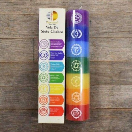 Velón 7 Chakras Vela de...