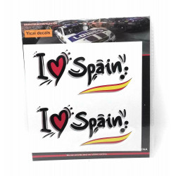 Pegatina I Corazón Spain X...